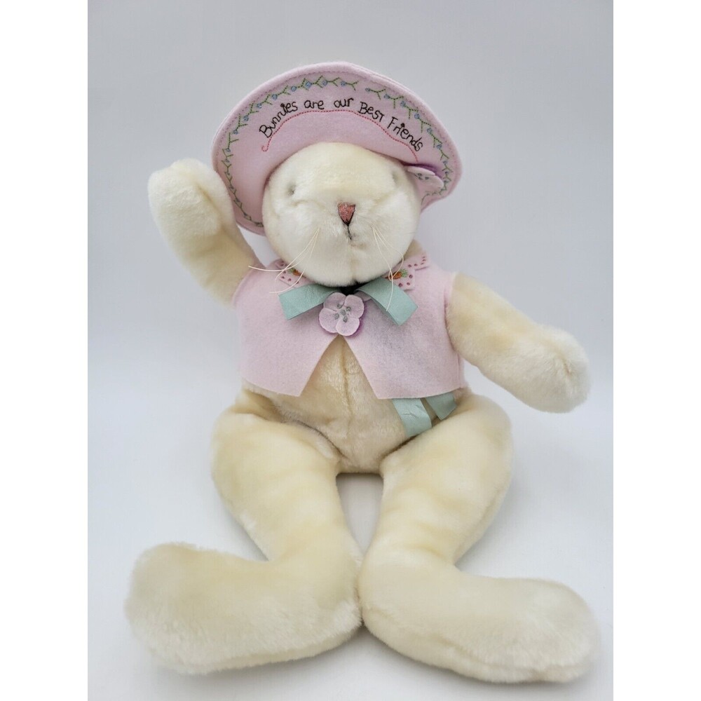 Hallmark Bunnies by The Bay Rabbit Plush 16” Rumpty Dumpty Hat Vest Best Friends